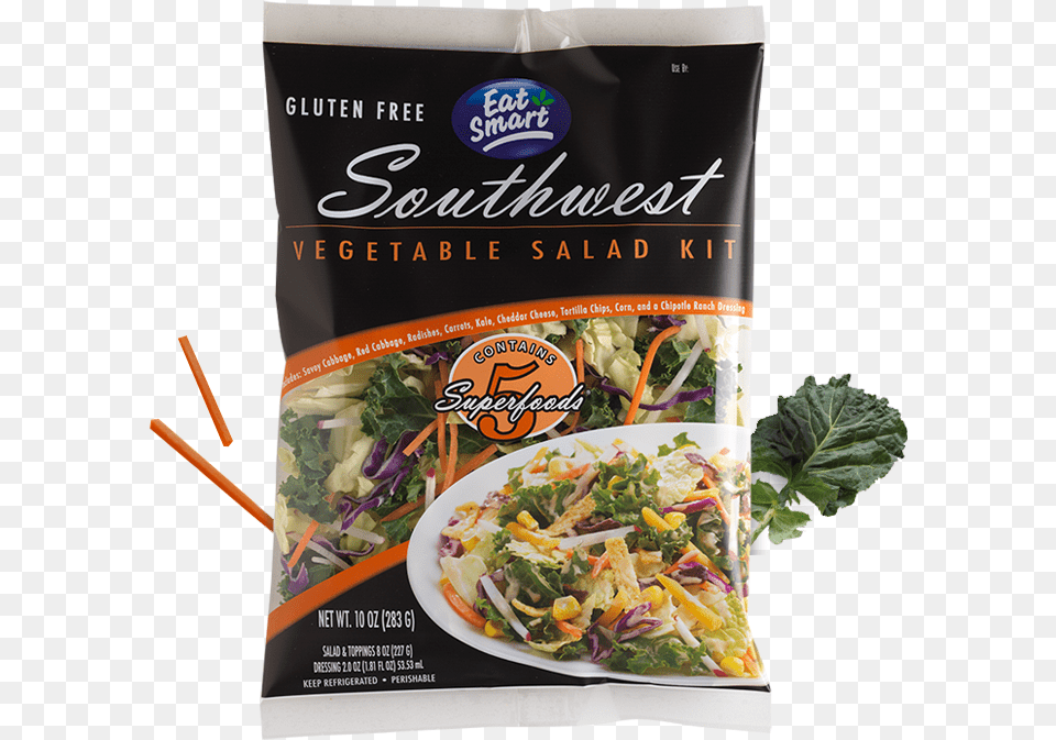 Eat Smart Southwest Salad Kit, Food, Noodle, Produce, Pasta Free Png