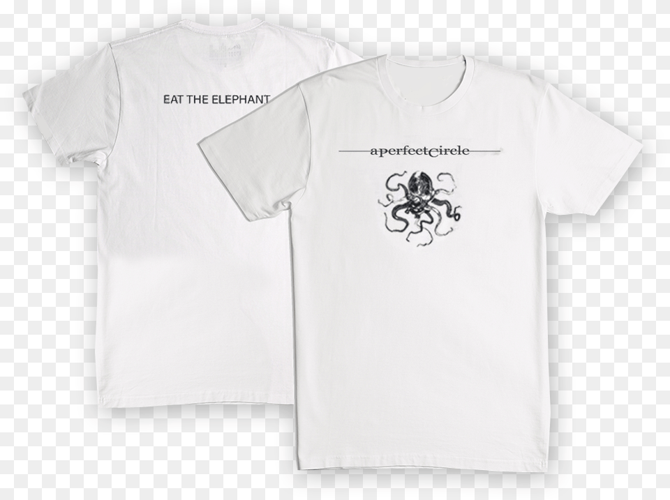 Eat The Elephant White T Shirt Limited Edition Active Shirt, Clothing, T-shirt Free Transparent Png