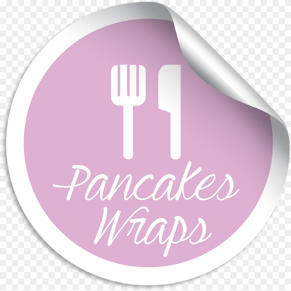 Eat To Live Pancakes U0026 Wraps Sign, Cutlery, Fork, Disk Free Png