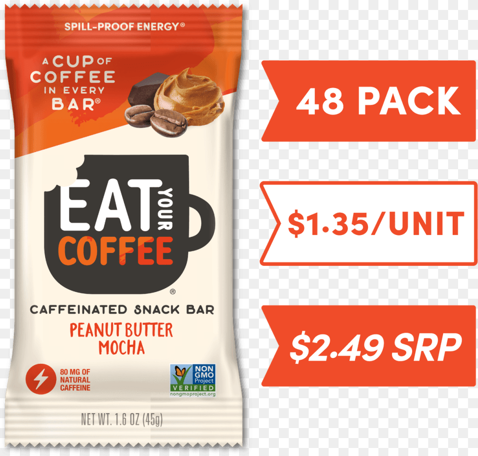 Eat Your Coffee Bars, Advertisement, Poster, Food, Sweets Png Image