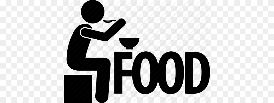 Eating Food People Text Word Icon Free Png