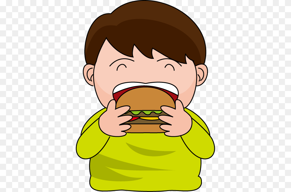 Eating Hamburger Cliparts, Baby, Person, Food, Face Free Transparent Png