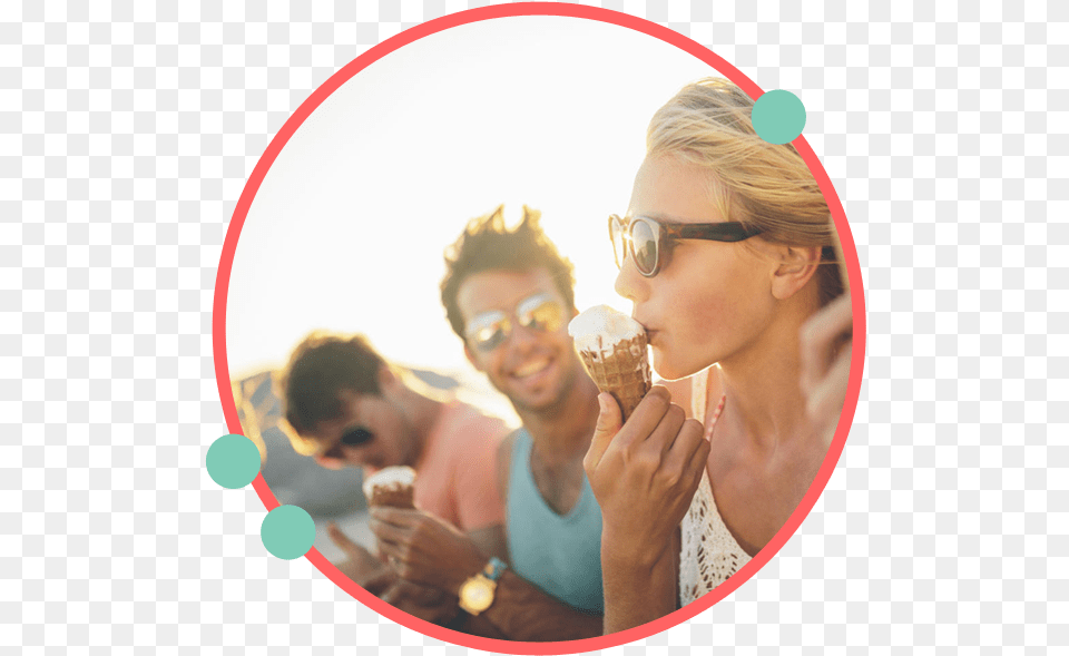 Eating Ice Cream On Beach, Accessories, Sunglasses, Photography, Ice Cream Free Png Download