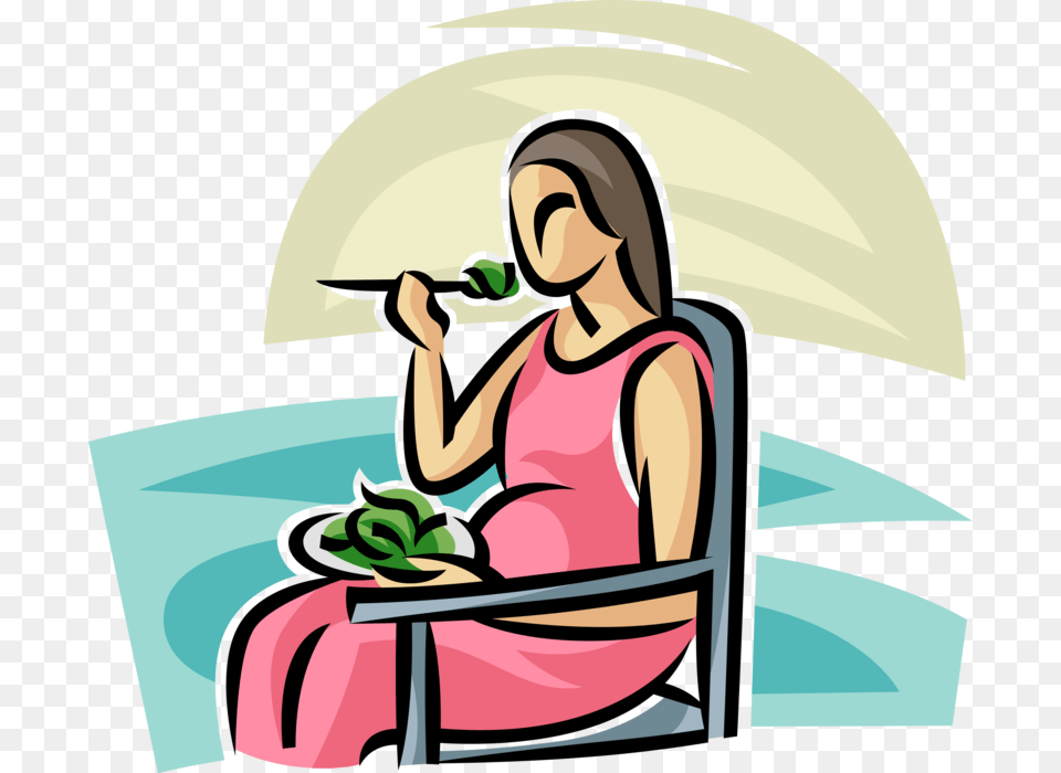 Eating Vector Mother Pregnant Woman Eating Clipart, Photography, Baby, Person Png