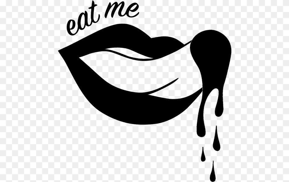 Eatme Mark Lick Eat Me, Cutlery, Silhouette, Lighting, Light Free Png Download
