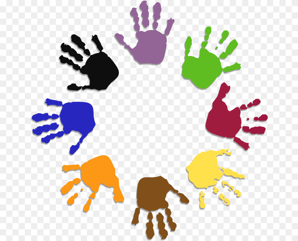 Eaton Elementary School Hand Print Clip Art, Body Part, Finger, Person, Purple Free Png Download