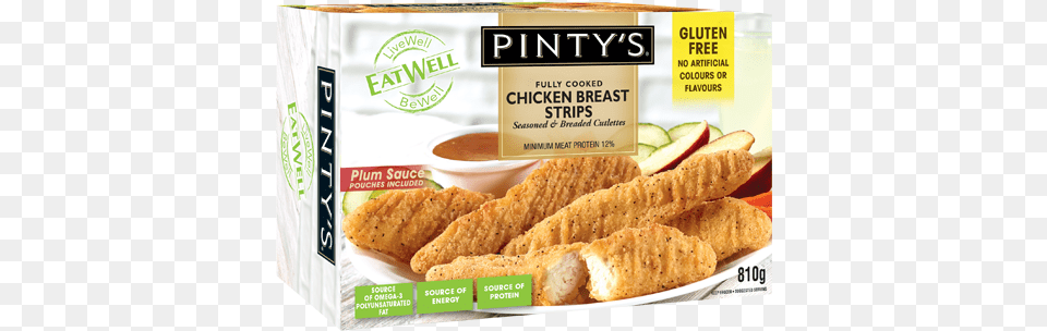 Eatwell Chicken Breast Strips Pinty39s Chicken Strips Gluten, Food, Lunch, Meal, Fried Chicken Free Png