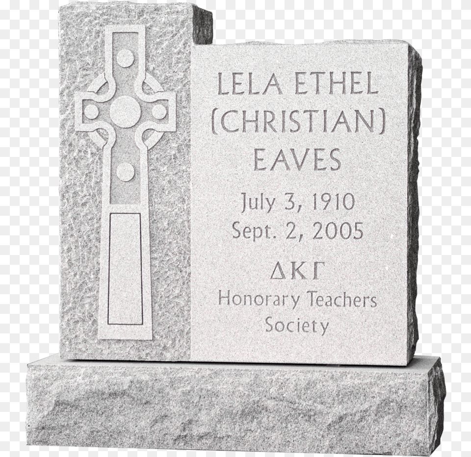 Eaves David Monument 3 Headstone, Gravestone, Tomb, Cross, Symbol Png Image