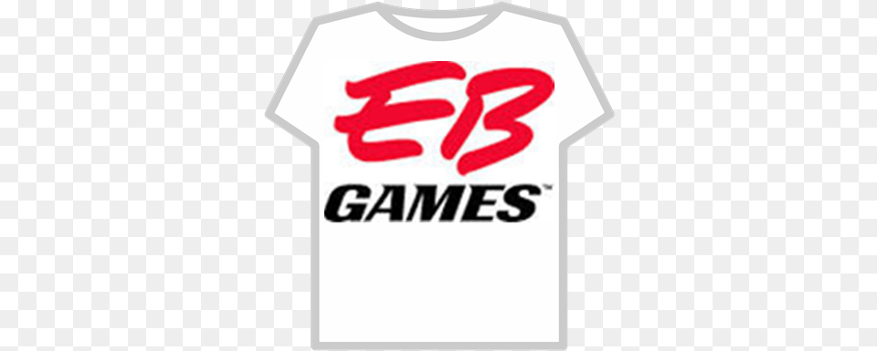 Eb Games Logo Roblox Active Shirt, Clothing, T-shirt, Food, Ketchup Png
