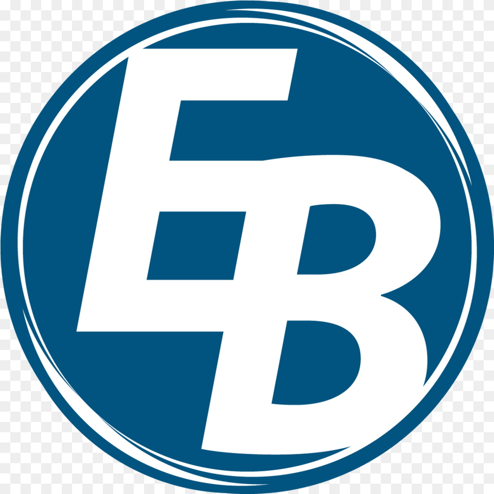 Eb Logo 4 Logo Eb, Disk, Symbol, Text Free Transparent Png