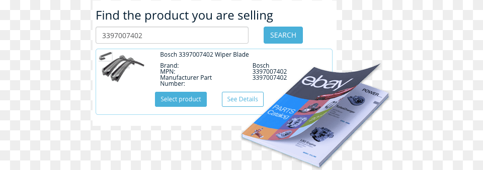 Ebay Catalog For Motor Parts Bosch Piro Wycieraczki 3 397 007, Advertisement, Poster, Text, Business Card Free Png