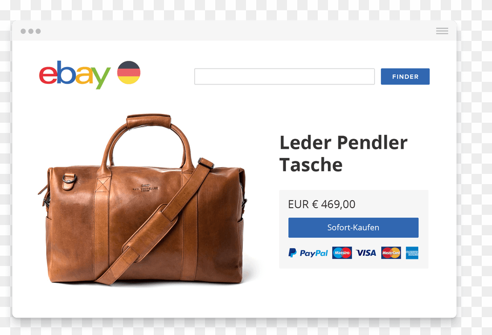 Ebay Product Handbag, Accessories, Bag Free Png Download