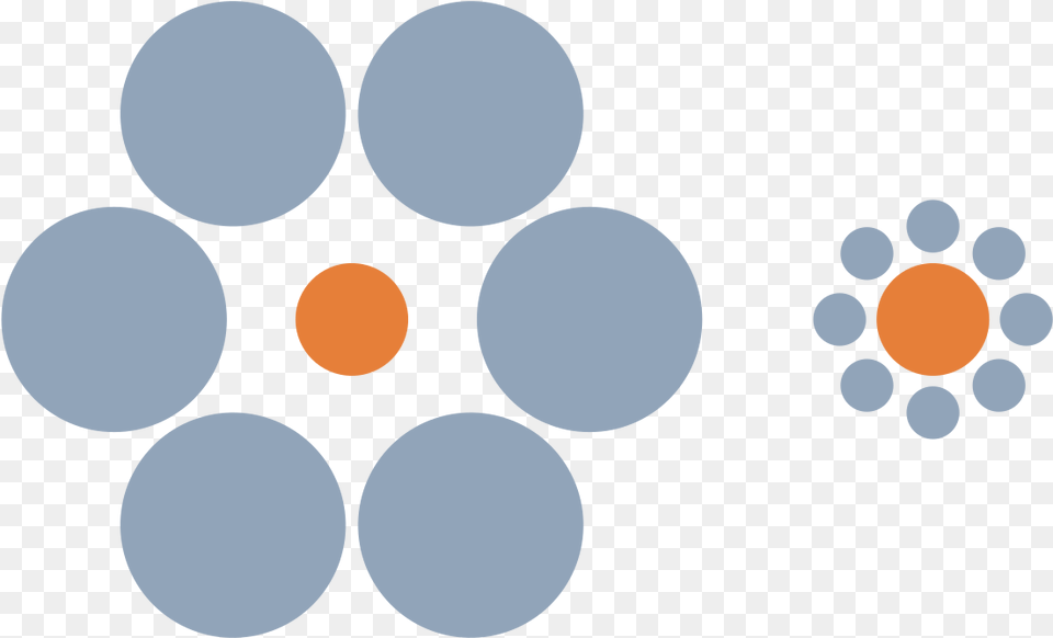 Ebbinghaus Illusion Two Circles That Are Same Size But Look Different, Lighting, Nature, Night, Outdoors Png