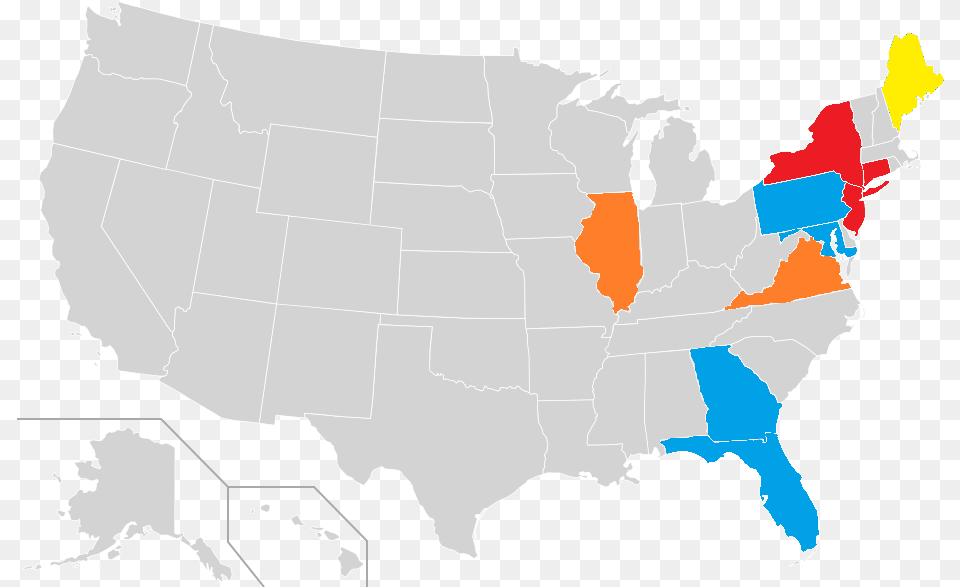 Ebola Quarantine United States 7 Regions Of America, Chart, Map, Plot, Atlas Free Png