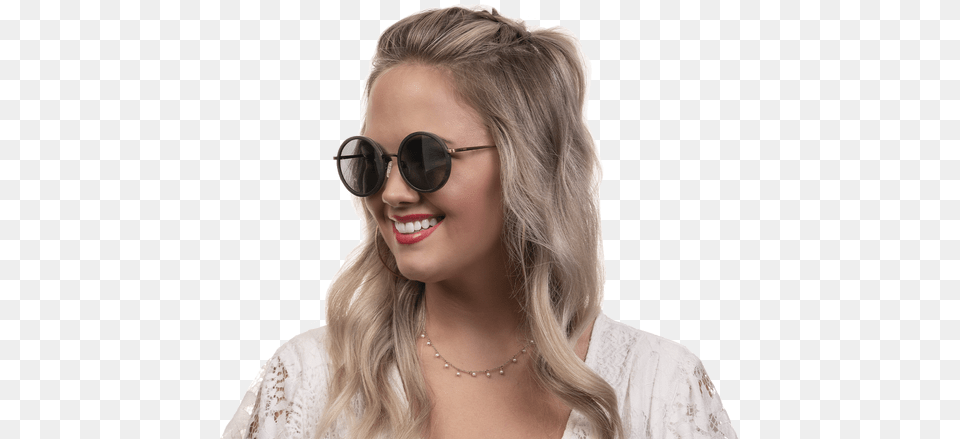 Ebony Amp Vintage Bronze Sunglasses By Jord Girl, Accessories, Person, Woman, Female Png