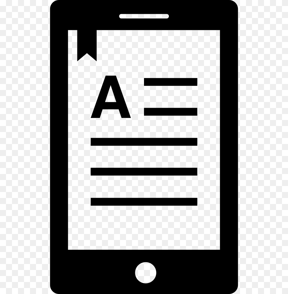 Ebook Comments Ebook Icon, Electronics, Mobile Phone, Phone, Mailbox Free Png Download