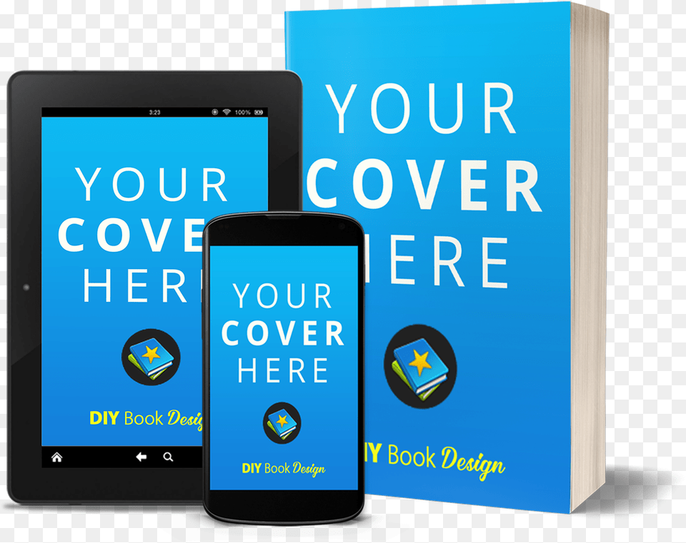 Ebook Cover Mockup, Electronics, Mobile Phone, Phone, Computer Free Transparent Png