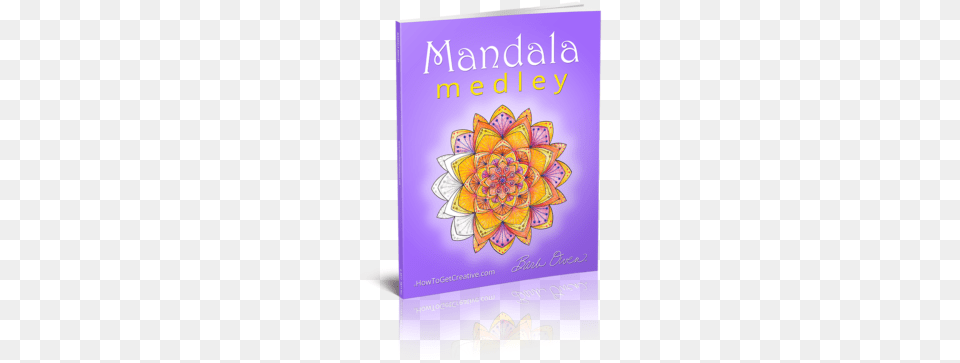 Ebook Mandala Medley Mandala Coloring Notebook A Relaxation Coloring Book, Dahlia, Envelope, Flower, Greeting Card Png Image