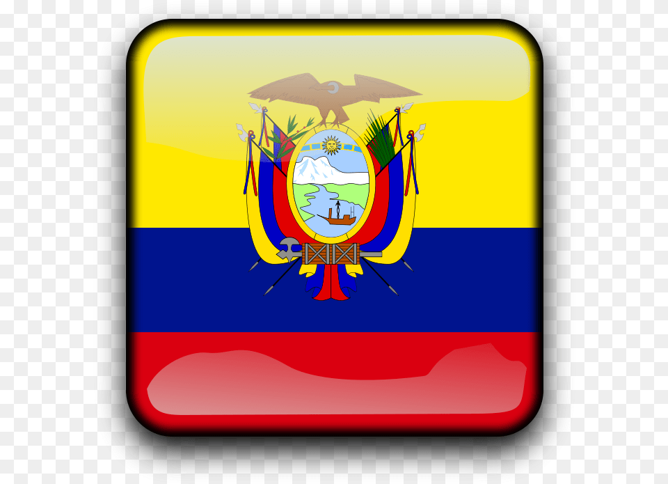 Ec Flags Icon Svg Clip Arts Ecuador Information, Logo, Emblem, Symbol Free Transparent Png