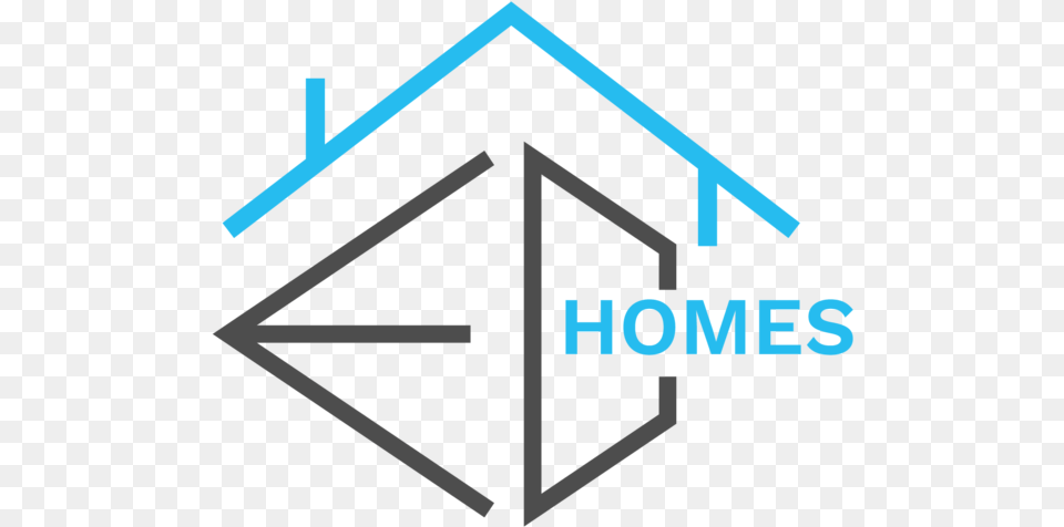 Ec Homes Logo Triangle, Architecture, Building, Outdoors, Shelter Free Png