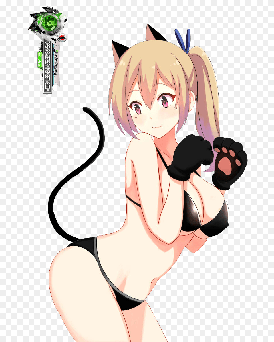 Ecchi Drawing Neko Cartoon, Adult, Book, Comics, Female Png