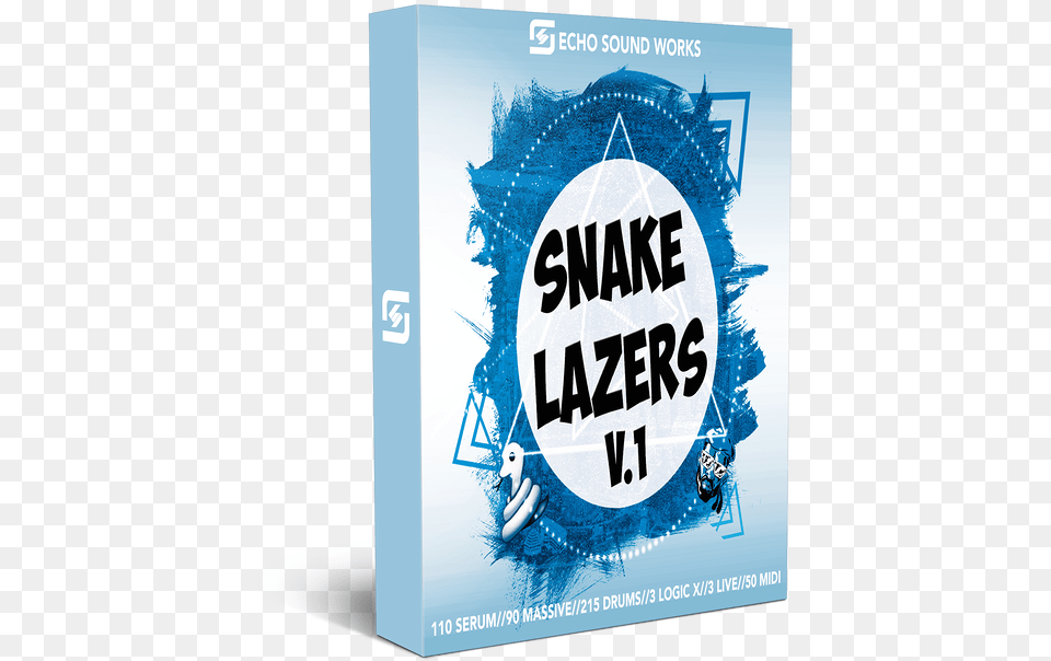 Echo Sound Works Snake Lazers V Graphic Design, Advertisement, Poster, Book, Publication Png