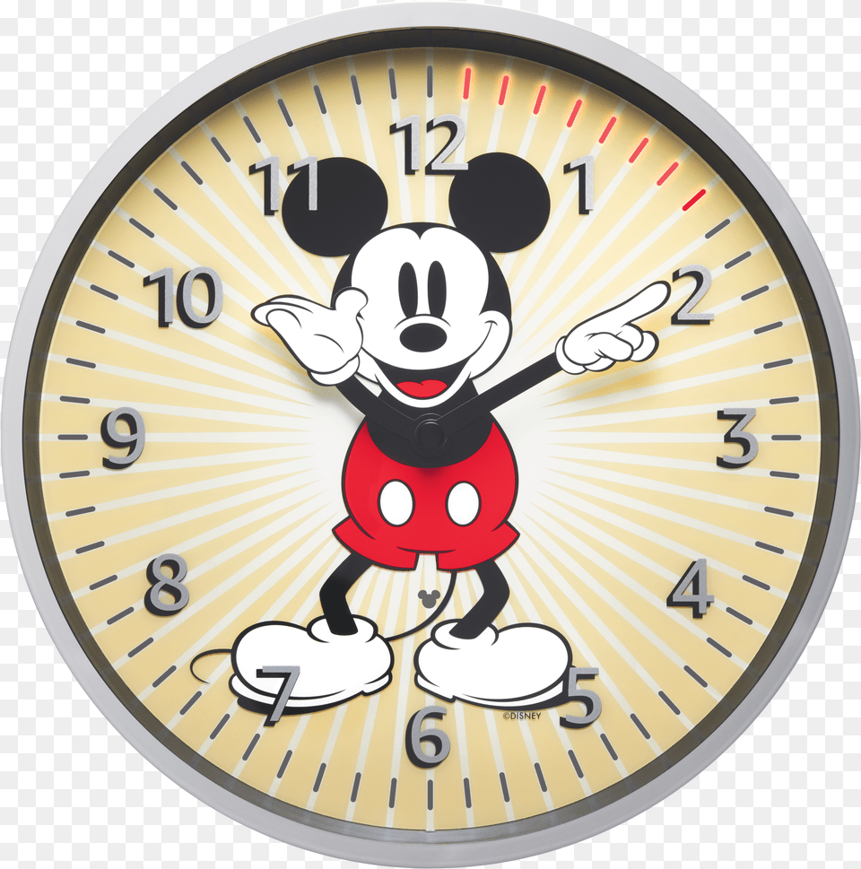 Echo Wall Clock Mickey Mouse, Analog Clock, Baby, Person Free Png Download