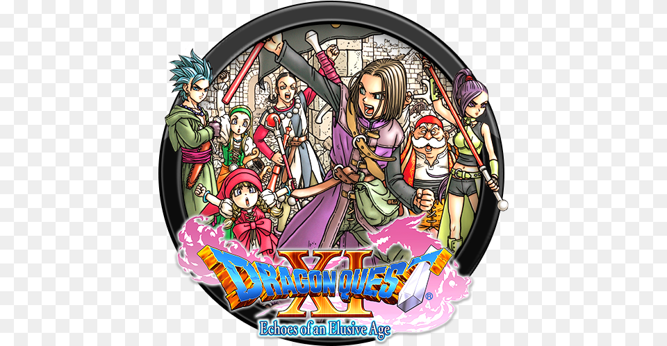 Echoes Of An Dragon Quest 11 3ds Boxart, Publication, Book, Comics, Adult Free Transparent Png