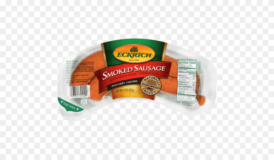 Eckrich Smoked Sausage 10, Food, Ketchup, Lunch, Meal Png Image