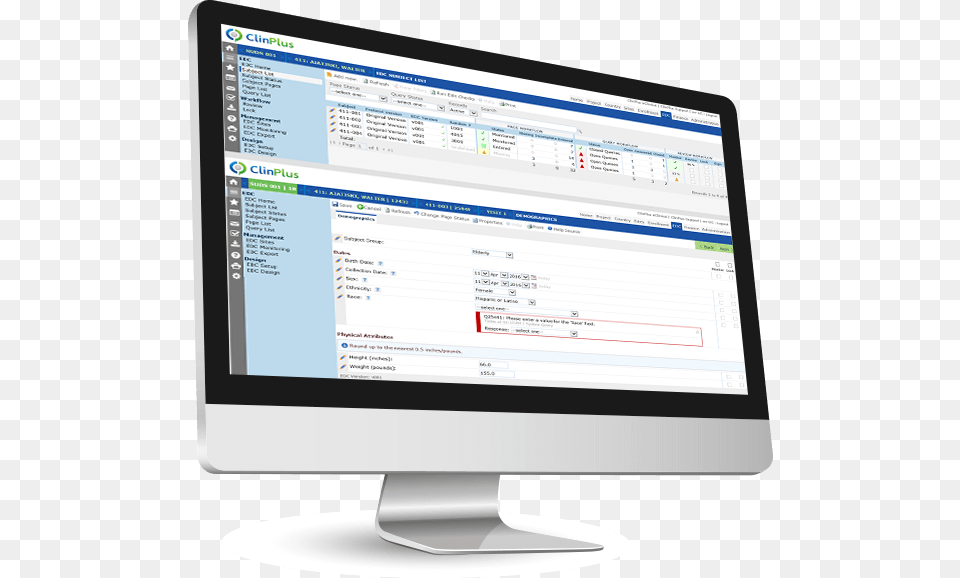 Eclinical Platform Computer Monitor, Computer Hardware, Electronics, Hardware, Screen Free Transparent Png