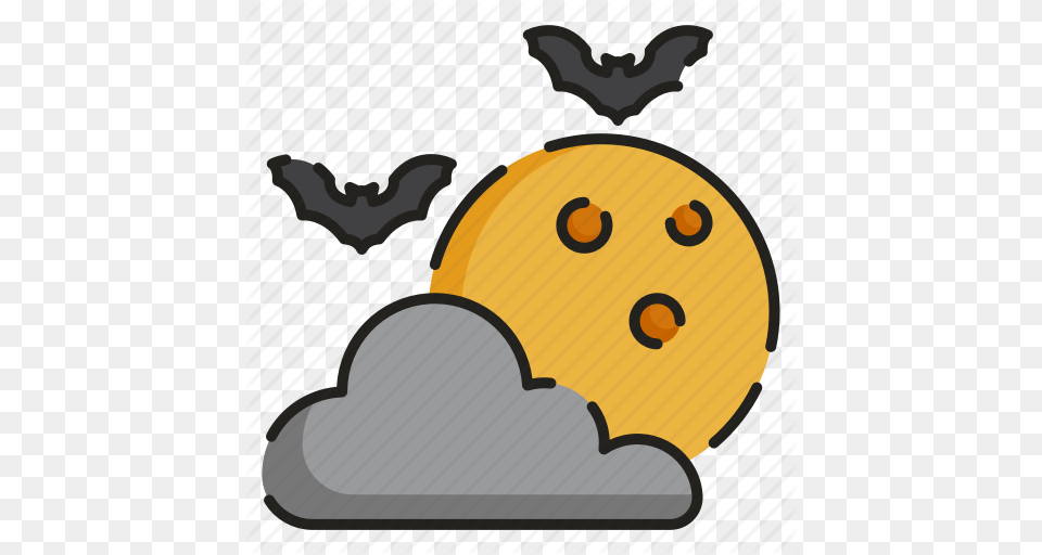 Eclipse Fantasy Fullmoon Halloween Horror Lunar Moon Icon, Food, Sweets Png