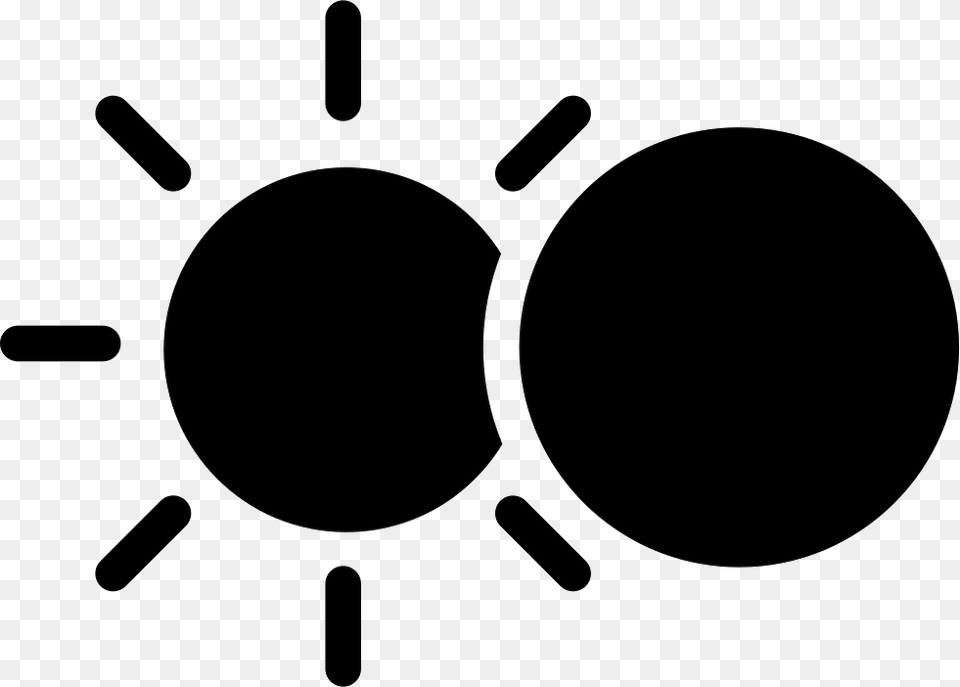 Eclipse Happening Comments Black Shadow Sun Images, Stencil Free Transparent Png