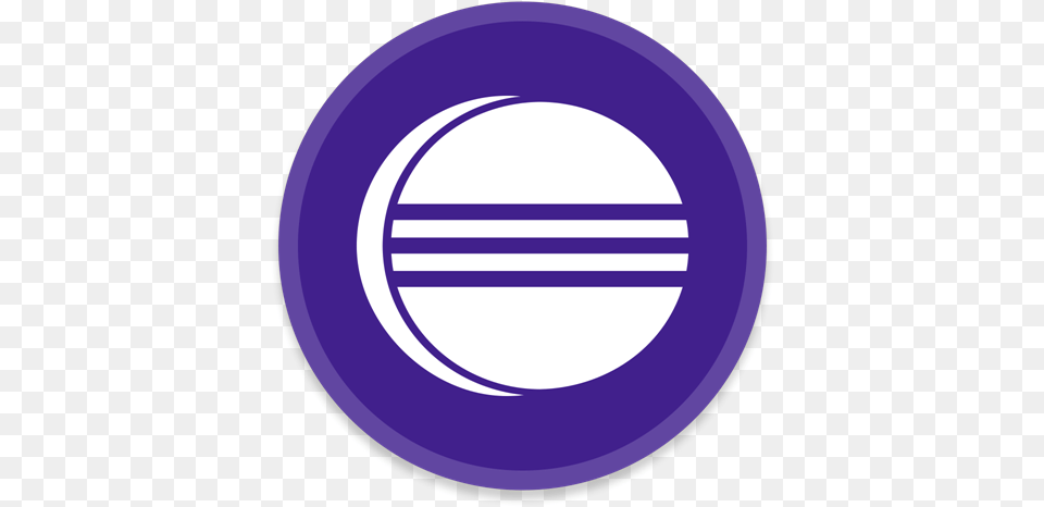 Eclipse Icon 1024x1024px Round Purple App, Logo, Disk Png Image