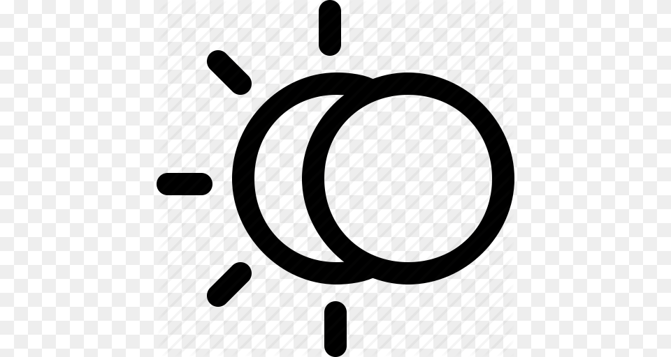 Eclipse Lunar Moon Sun Sun Moon Weather Icon Png Image
