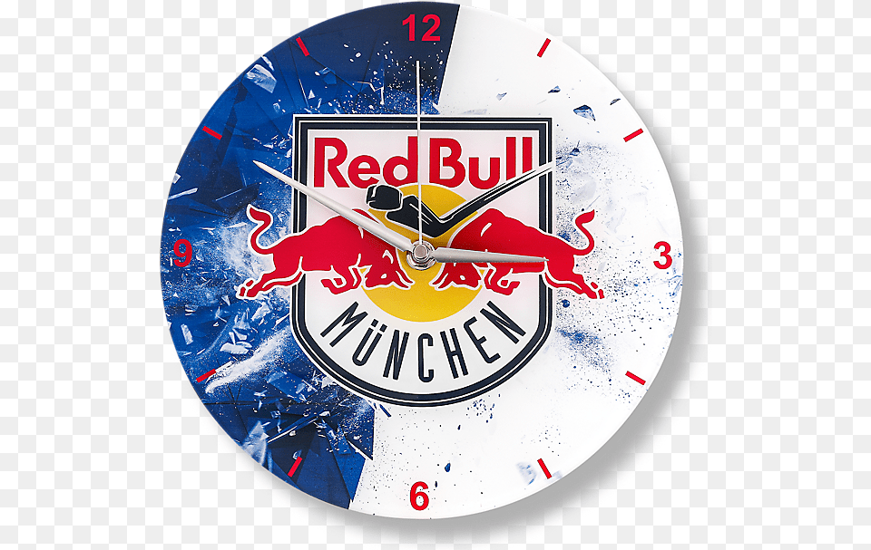 Ecm Wall Clock Red Bull New York, Wall Clock, Analog Clock, Disk Free Png Download