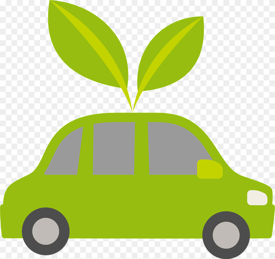 Eco Car Green Clipart, Leaf, Plant, Device, Grass Free Png Download