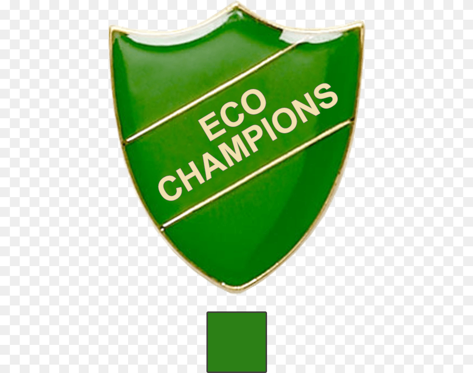 Eco Champions School Badges Shield Shape Emblem, Armor, Logo, Badge, Symbol Png Image