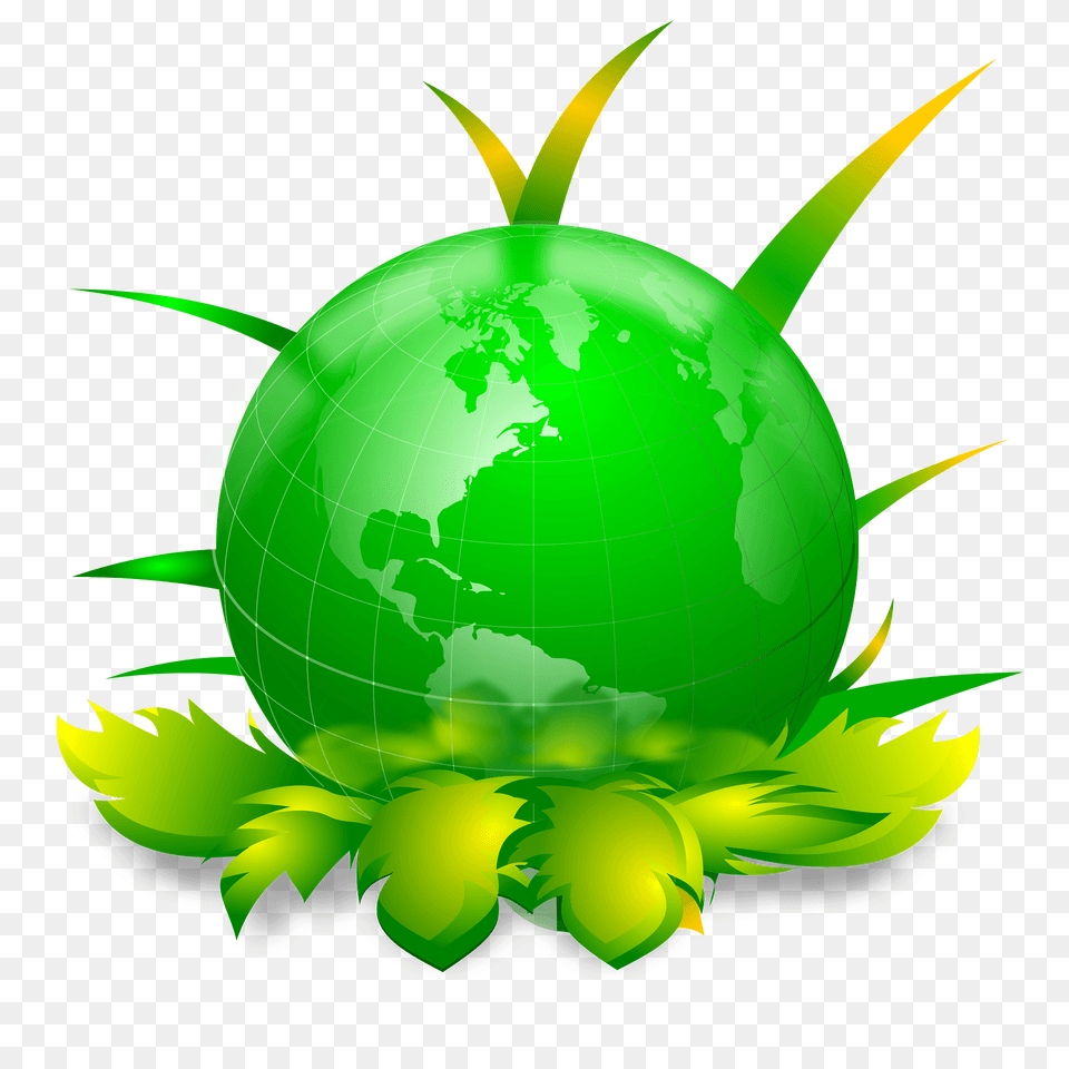 Eco Earth Clipart, Green, Sphere, Astronomy, Outer Space Png
