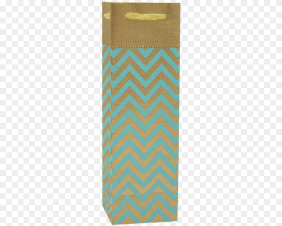 Eco Friendly Blue Chevron Wine Bottle Bag Sock, Home Decor, Rug Free Png