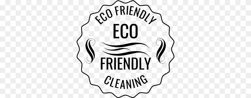 Eco Friendly Cleaning Label, Gray Free Png Download