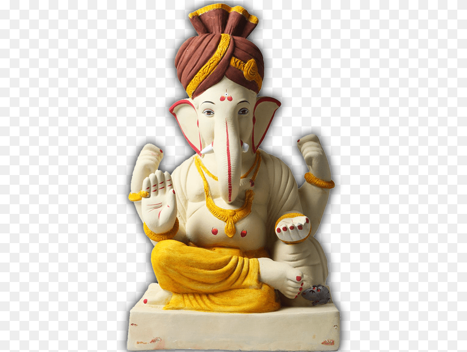 Eco Friendly Ganesha Online, Figurine, Baby, Person, Art Free Png