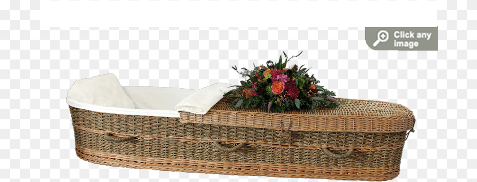 Eco Friendly Seagrass Casket Coffin, Furniture, Crib, Infant Bed, Flower Free Transparent Png