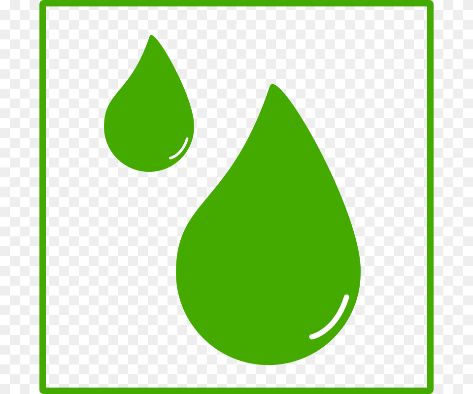 Eco Green Drop Of Water Icon By Dominiquechappard Green Drop Of Water, Recycling Symbol, Symbol, Astronomy, Moon Png Image