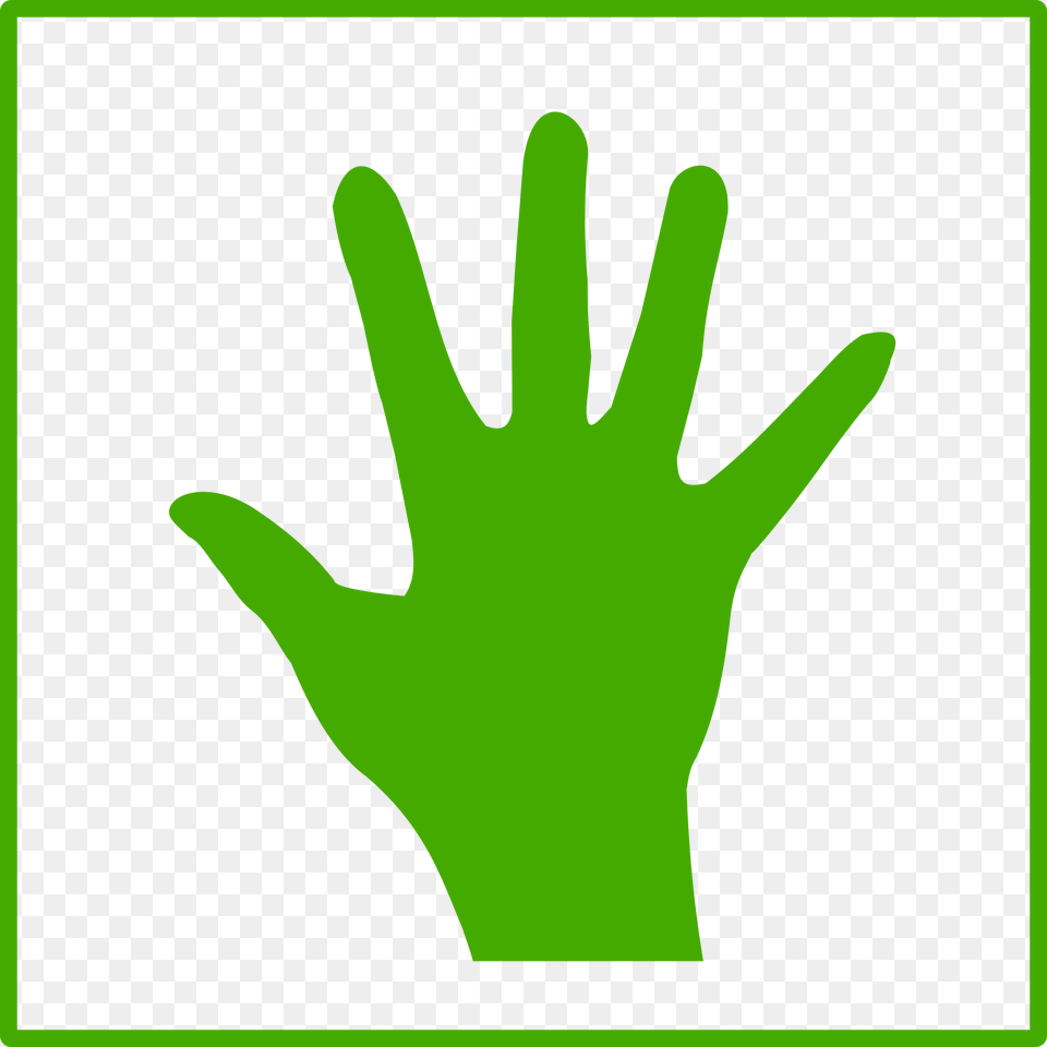 Eco Green Hand Icon Icons, Body Part, Person, Clothing, Glove Free Png Download