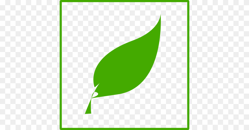 Eco Green Leaf Vector Icon, Plant, Animal, Fish, Sea Life Free Png