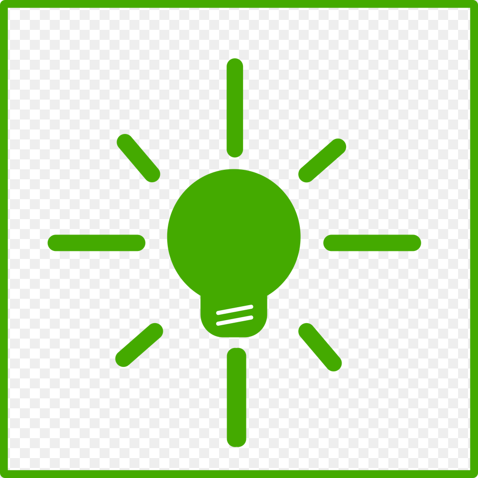 Eco Green Light Bulb Icon Icons Png