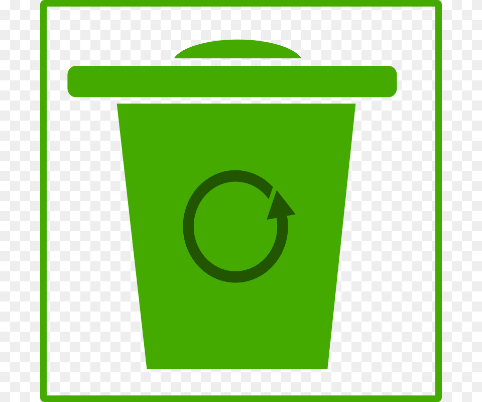 Eco Green Trash Can Icons Vector, Recycling Symbol, Symbol, Mailbox Free Png Download