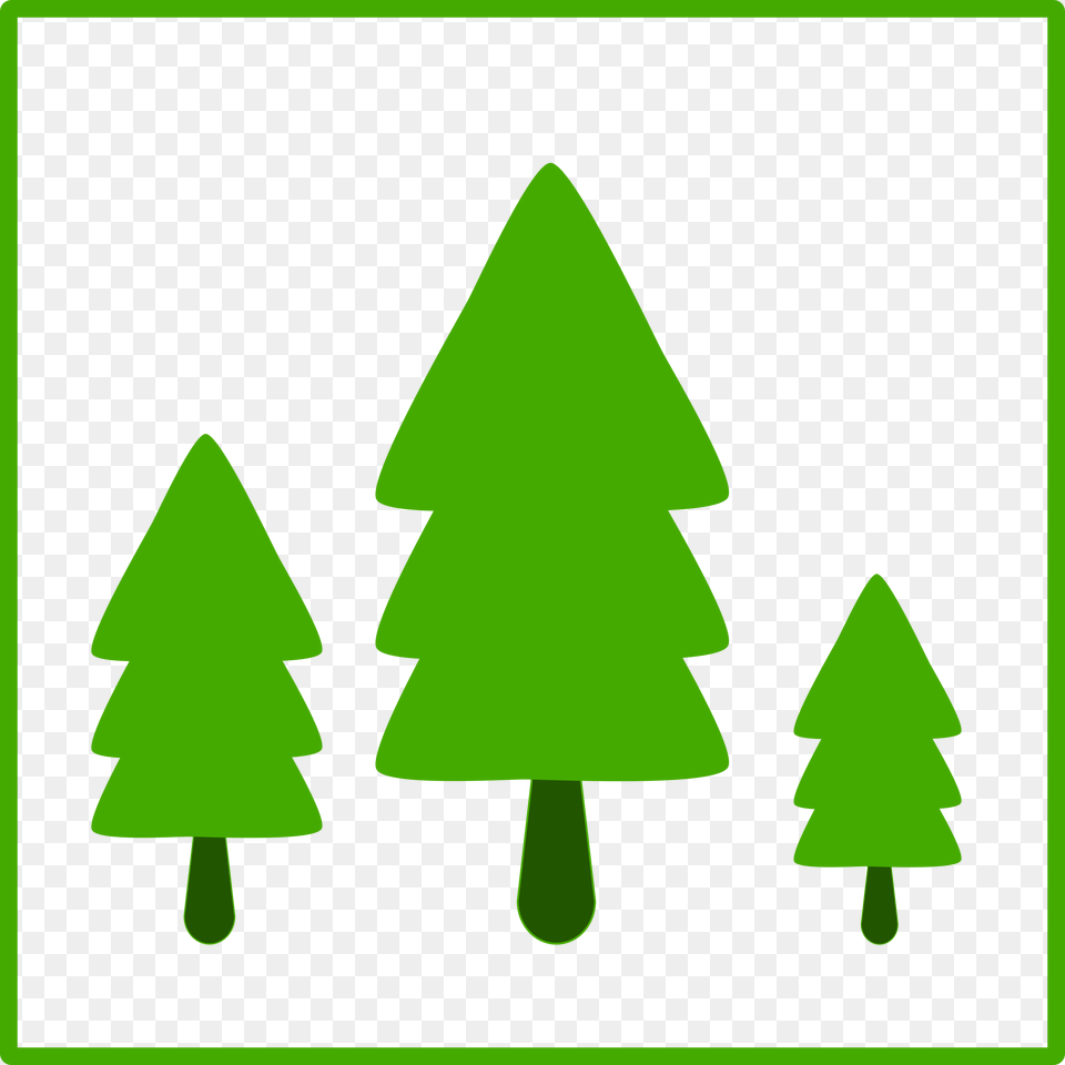 Eco Green Trees Icon Icons, Person, Symbol, Triangle Free Transparent Png