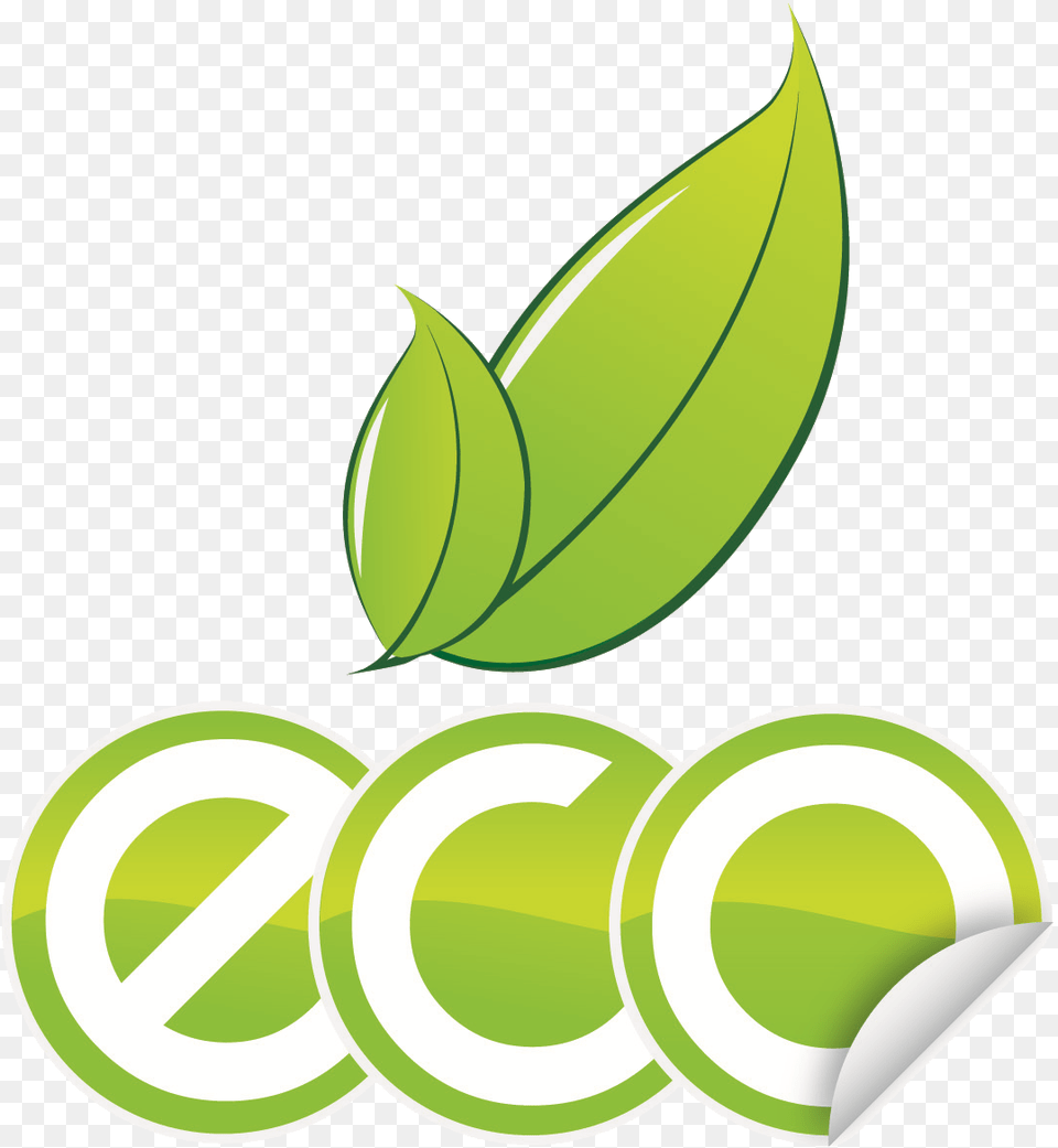 Eco Logo Vertical, Green, Herbal, Herbs, Leaf Png Image