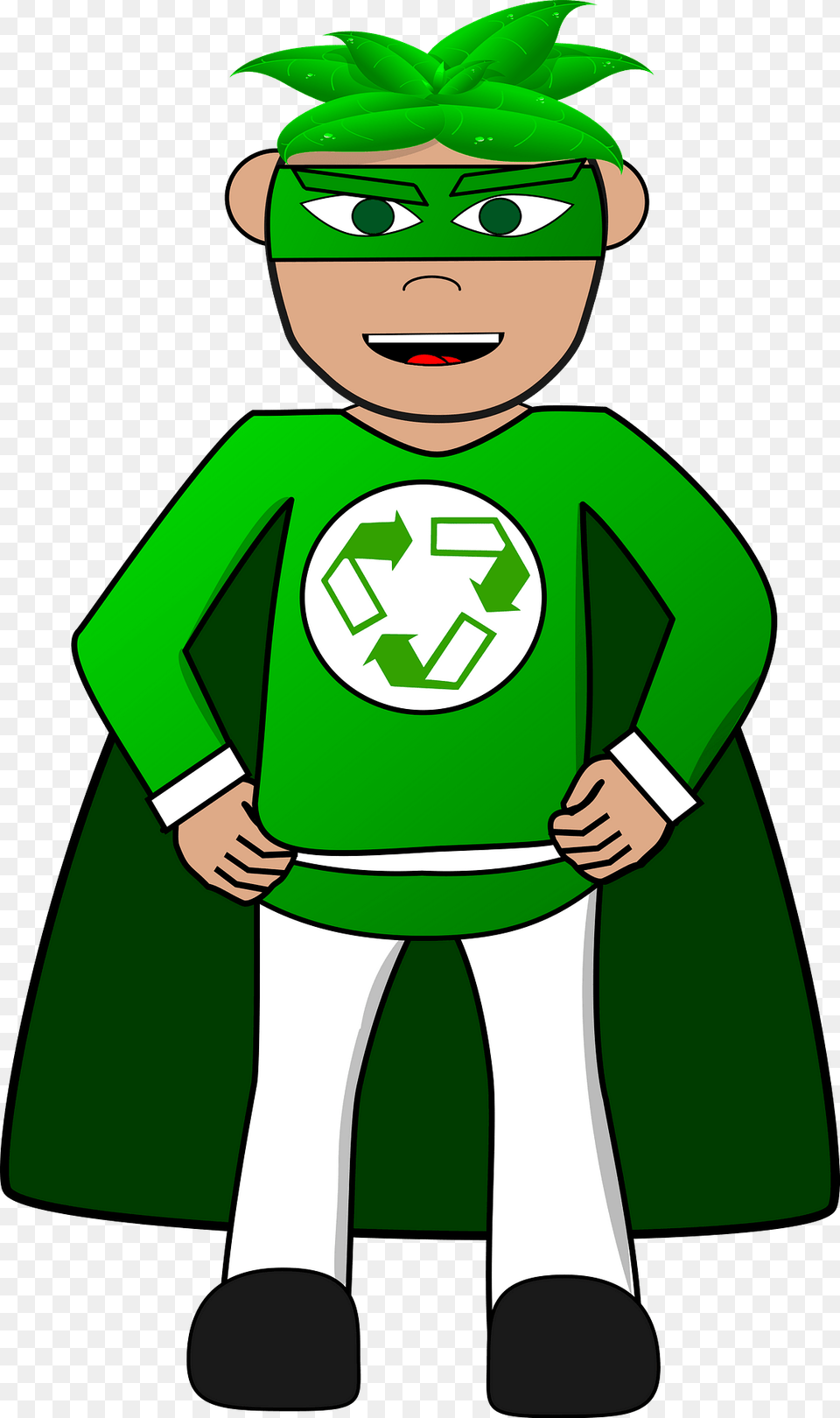 Eco Man Clipart, Green, Recycling Symbol, Symbol, Person Free Png Download